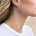 Original Silver Earrings With Chain