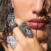 Dark Gray Silver 'fÉroce ' Statement Ring
